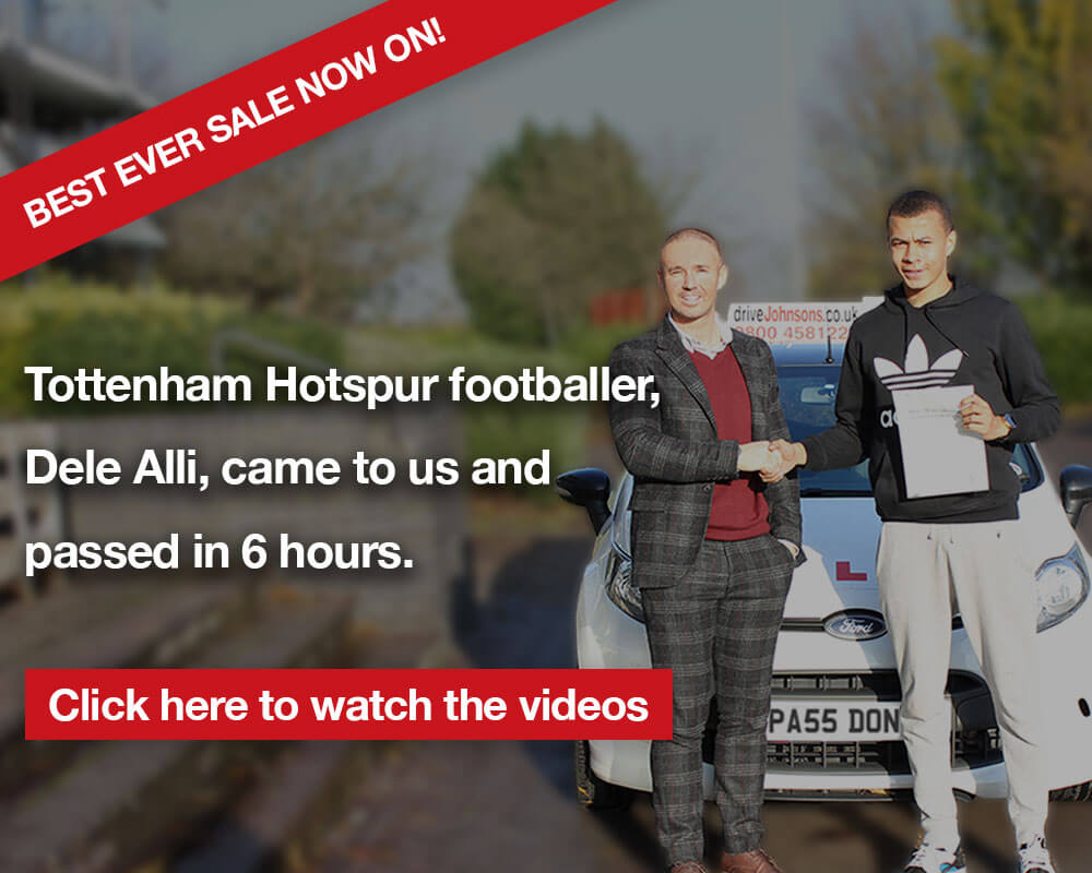 Dele Alli passed his driving test with driveJohnson's