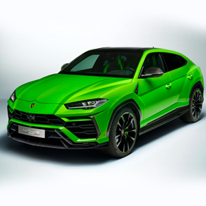 photo of Lamborghini Urus, Neon Green