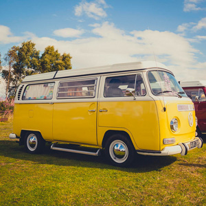 photo of Volkswagen T2, Yellow