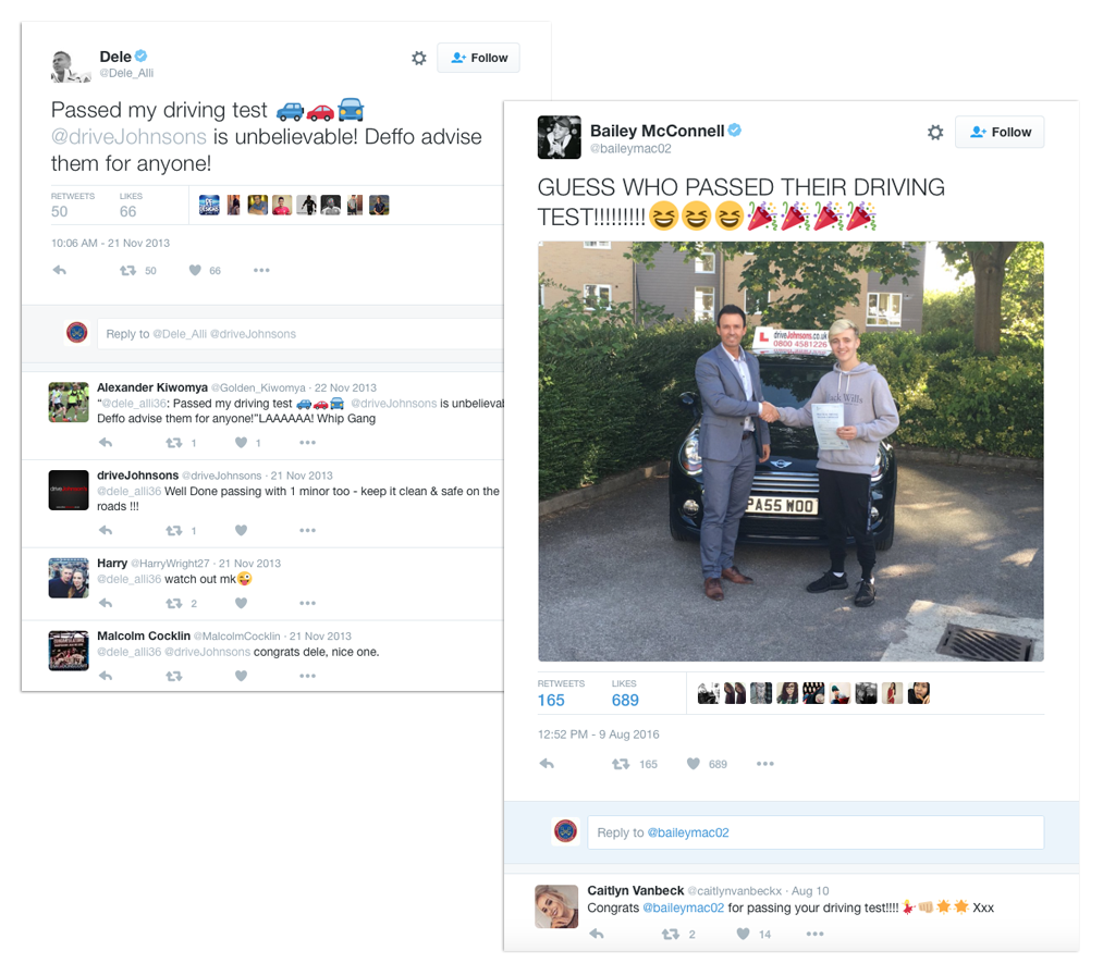 tweets about driveJohnson's