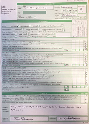 ADI Standards Check Test Training & Essential Information