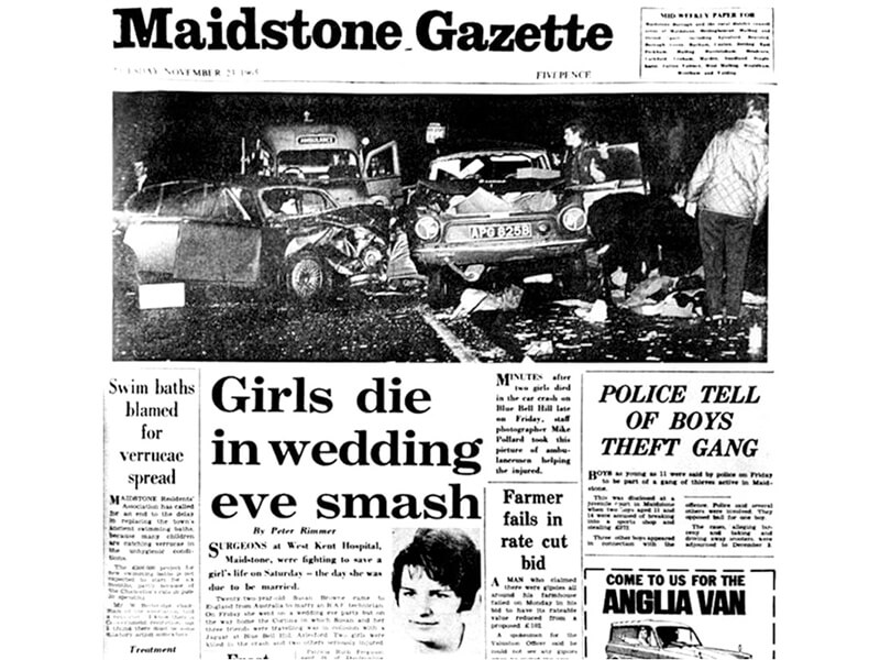 Maidstone newspaper article