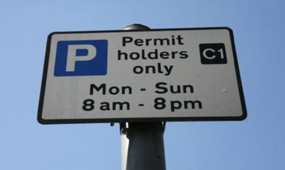 Permit Holders Only Sign Parking Permitted Signs driveJohnson s