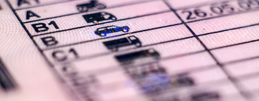 Driving Licence Back