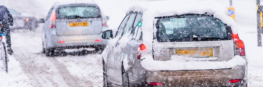 Driving in the snow