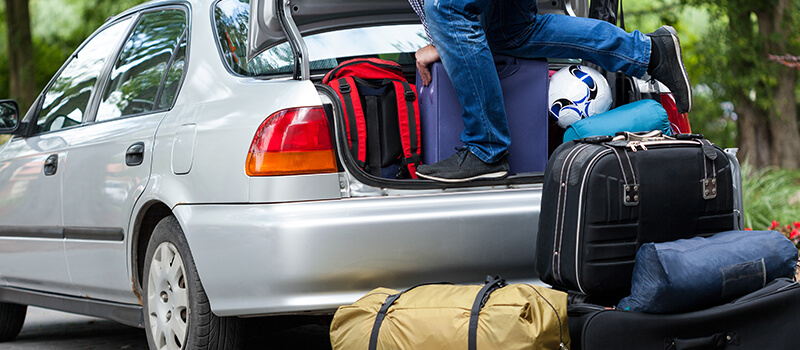 packing car boot