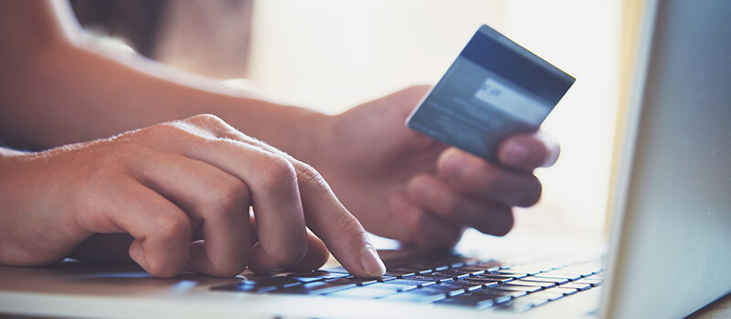 buying online with card