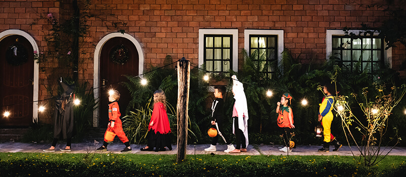 kids trick or treating