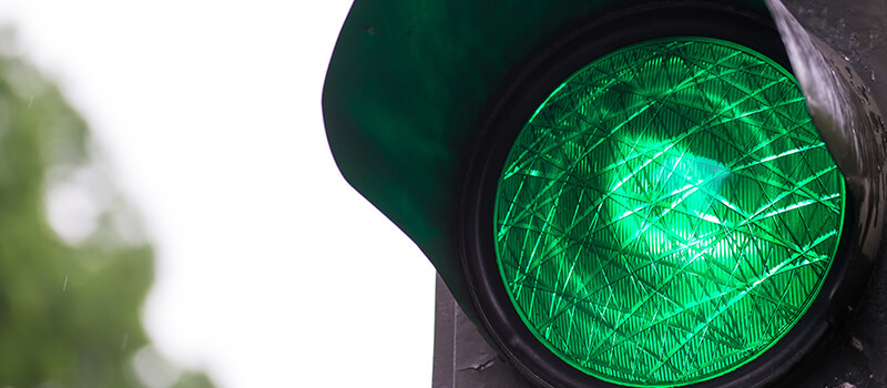 green traffic light