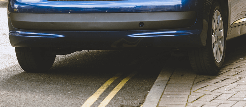 car on pavement