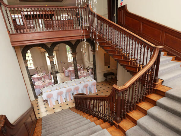 Chicheley Hall Hall Way and Stairs