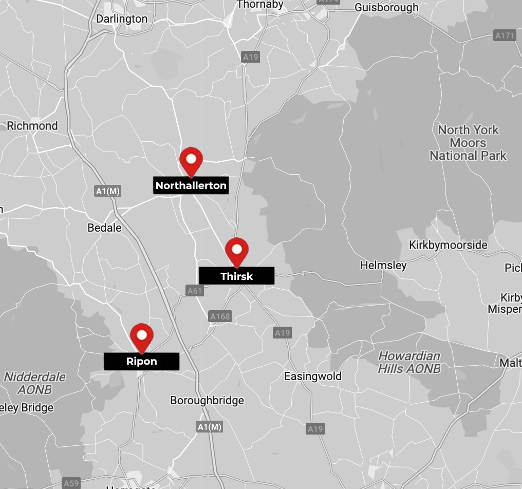 Areas we cover in Hambleton District