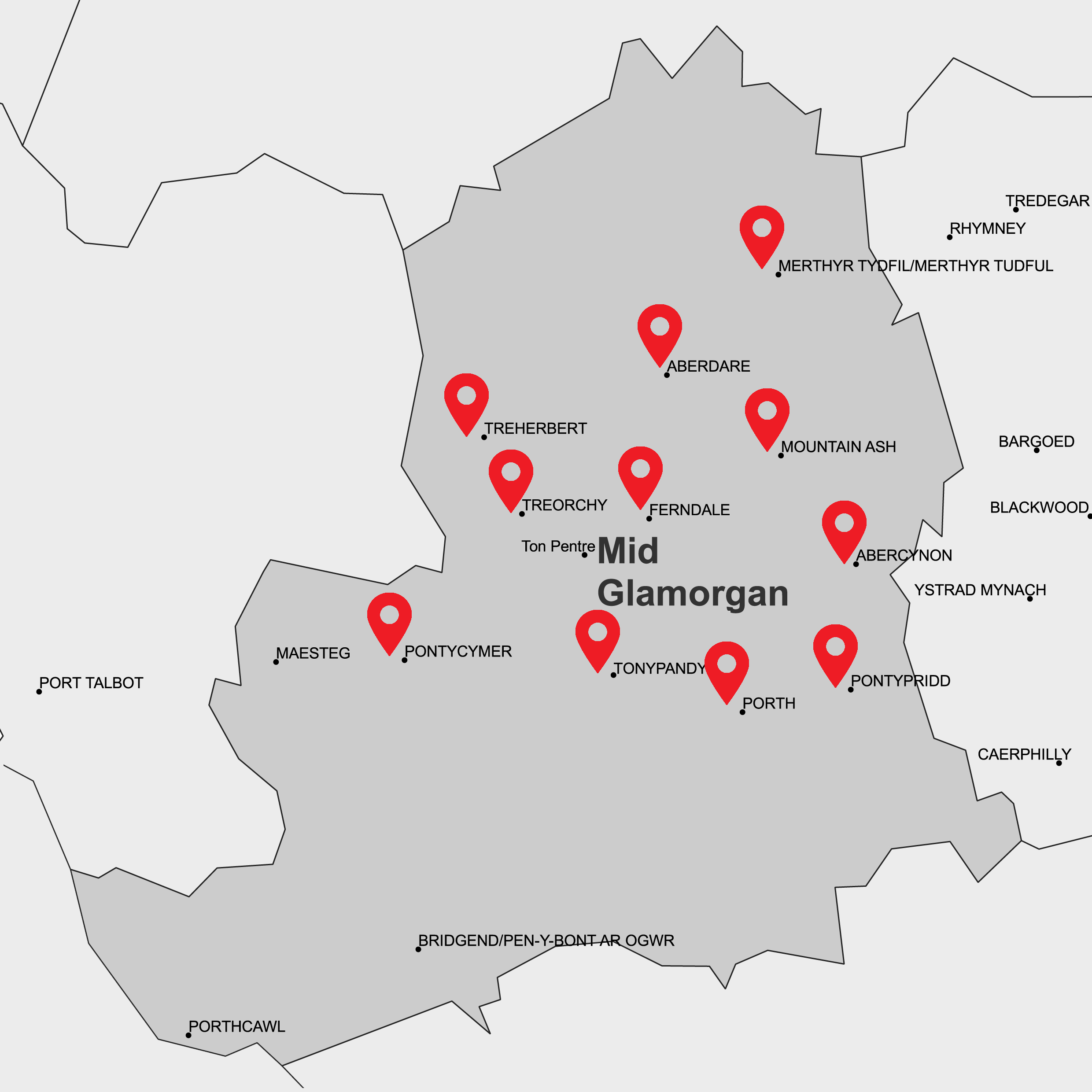 Areas we cover in Surrey