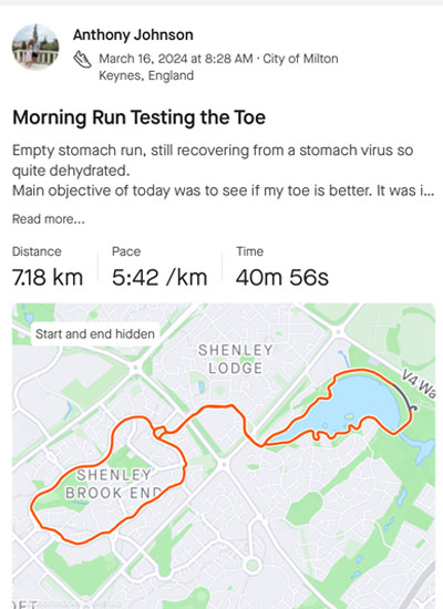 Anthony Running 7k