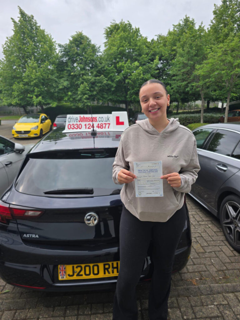 Danika Hill passed her test on 3rd June 2025