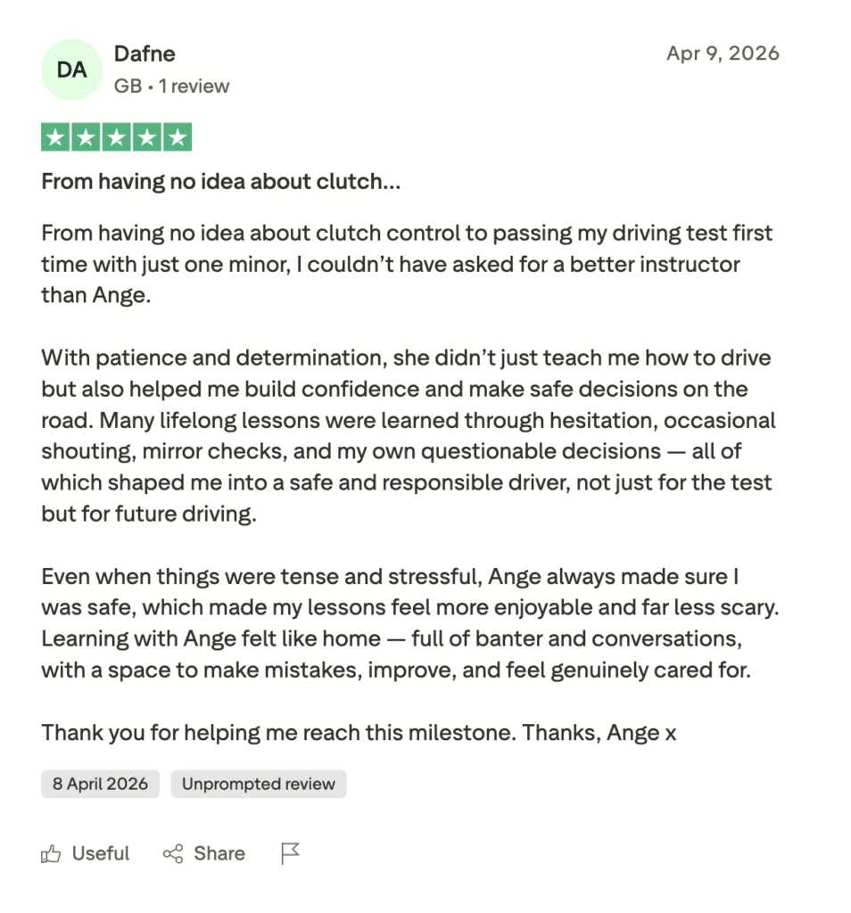 Angela Cifaldi's winning Trustpilot review