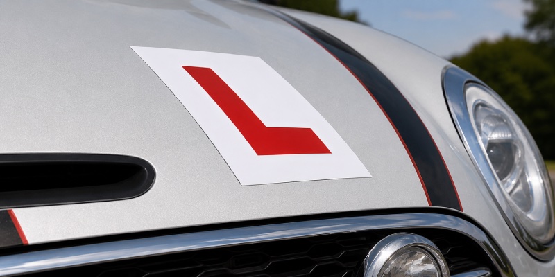 Mini bonnet with L-plate