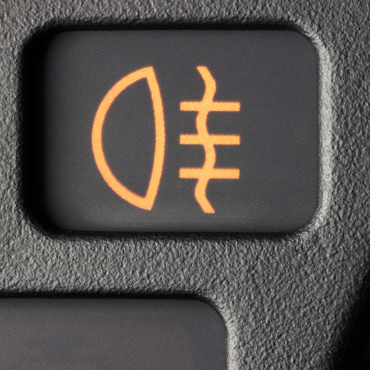 Rear fog light dashboard light