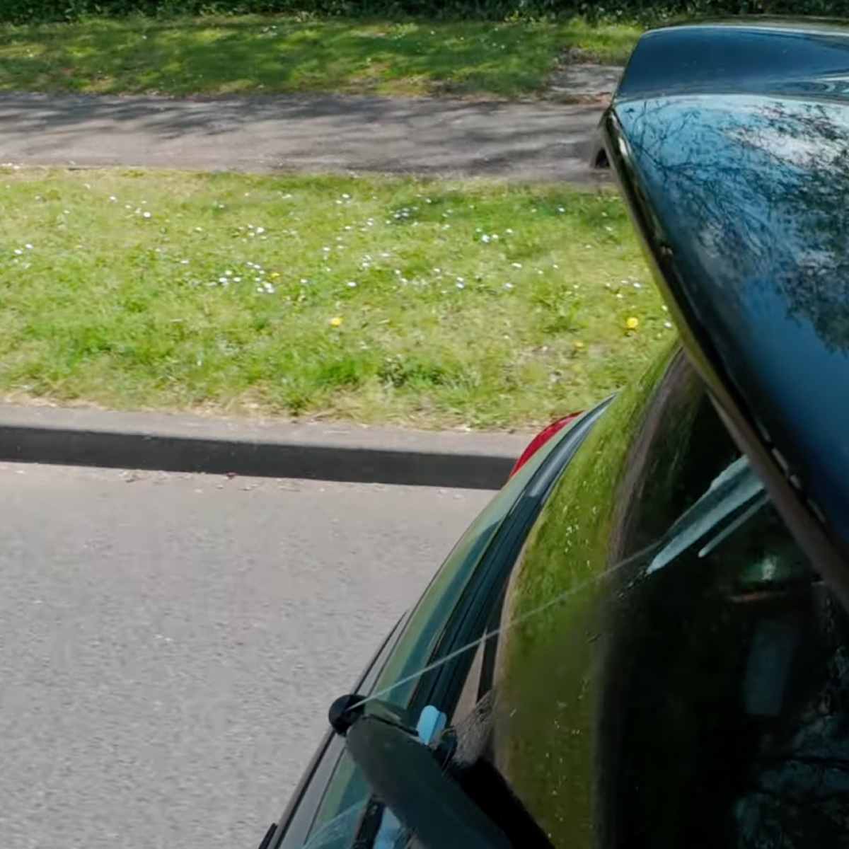 Rear windscreen wash