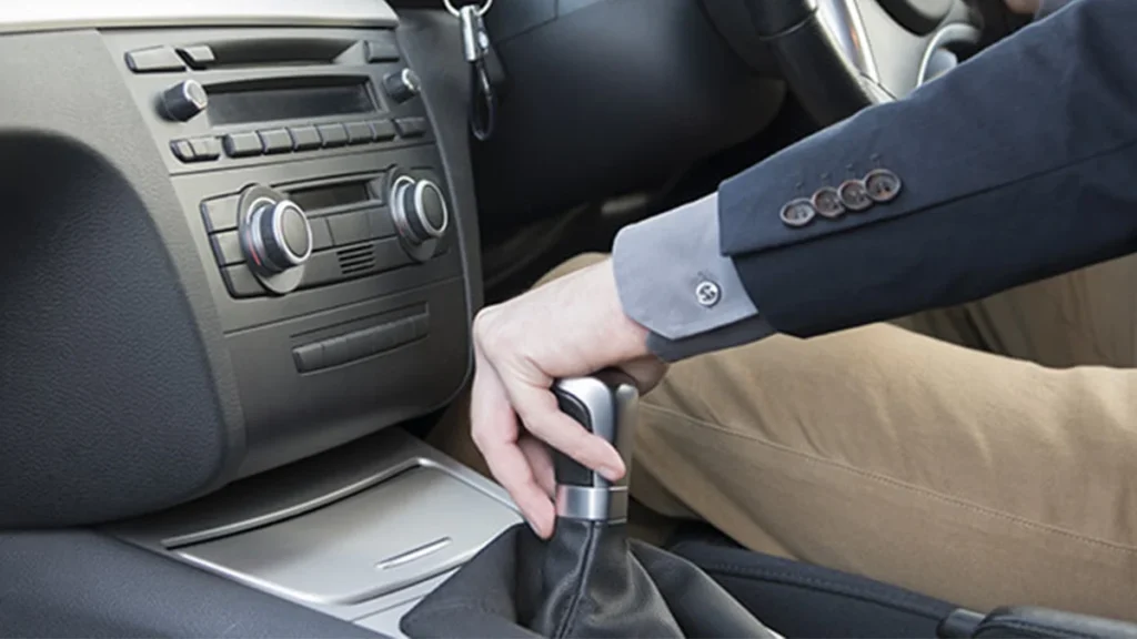 Changing gear whilst driving