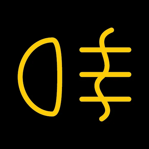 UK Rear Fog Light Symbol